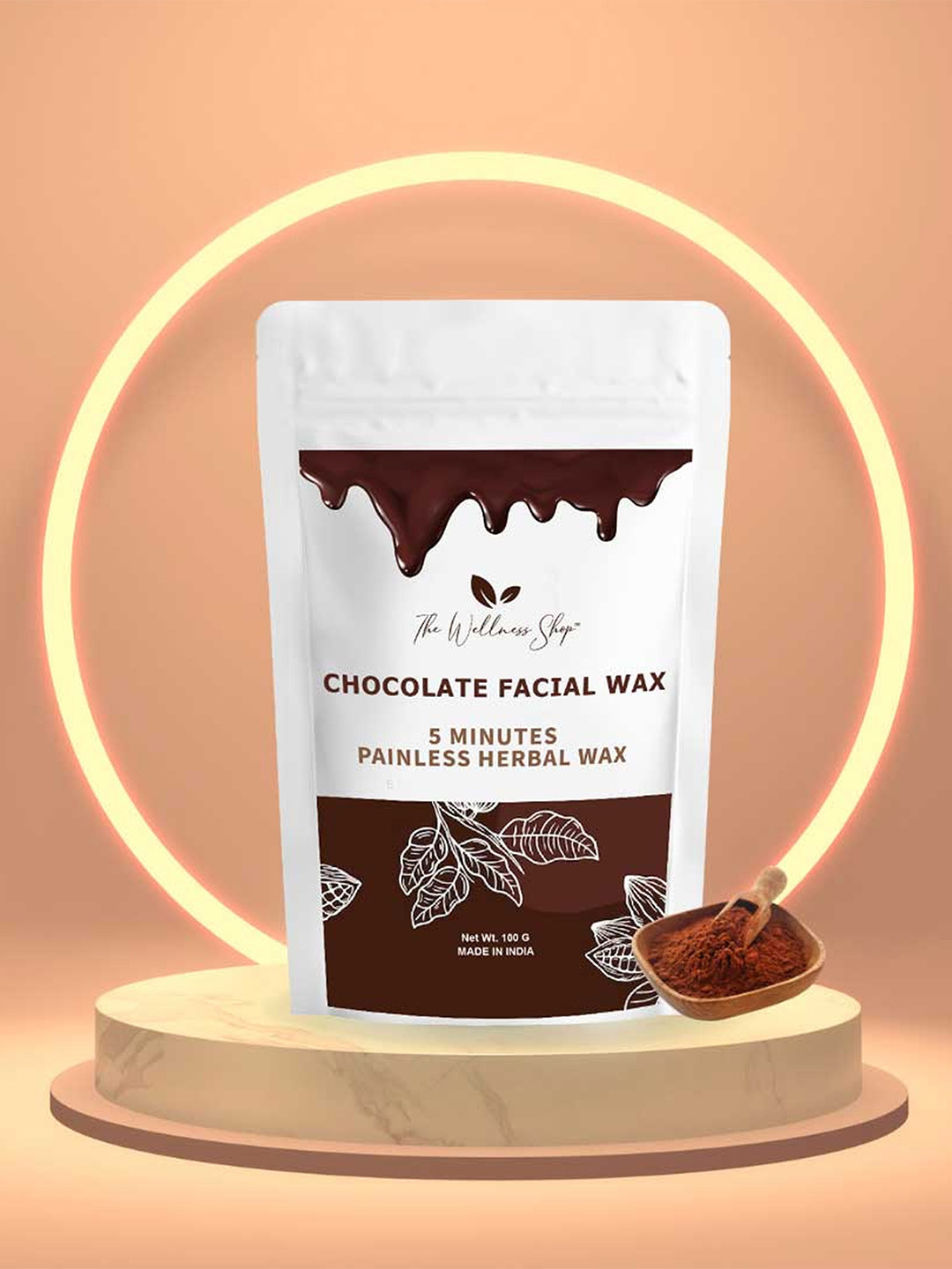 The Wellness Shop Chocolate 5 Minutes Painless Herbal Face Waxing Powder - 100g, Multi
The Wellness Shop Chocolate 5 Minutes Painless Herbal Face Waxing Powder - 100g, Multi