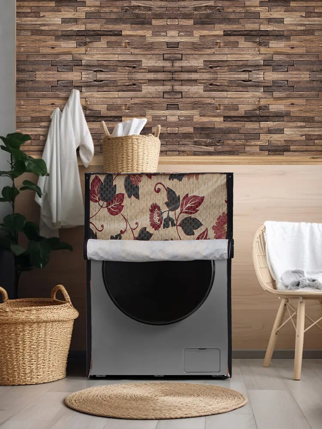 DREAM CARE Beige & Purple Printed Waterproof & Dustproof Front Load Washing Machine Cover
DREAM CARE Beige & Purple Printed Waterproof & Dustproof Front Load Washing Machine Cover