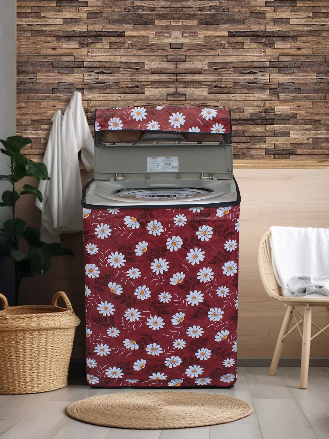 DREAM CARE Maroon & White Printed Waterproof & Dustproof Top Load Washing Machine Cover
DREAM CARE Maroon & White Printed Waterproof & Dustproof Top Load Washing Machine Cover