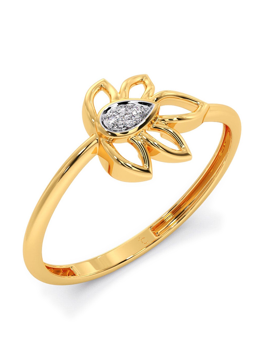 CANDERE A KALYAN JEWELLERS COMPANY Diamondlites 18KT Gold Diamond Finger Ring- 0.97 g
CANDERE A KALYAN JEWELLERS COMPANY Diamondlites 18KT Gold Diamond Finger Ring- 0.97 g