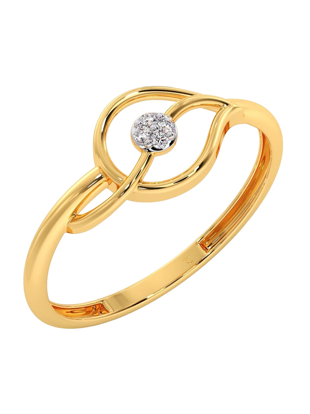 CANDERE A KALYAN JEWELLERS COMPANY Diamondlites 14KT Gold Diamond Finger Ring-0.73gm
CANDERE A KALYAN JEWELLERS COMPANY Diamondlites 14KT Gold Diamond Finger Ring-0.73gm