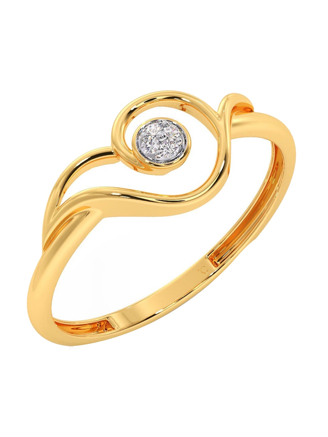 CANDERE A KALYAN JEWELLERS COMPANY Diamondlites 14KT Gold Diamond Studded Ring-1gm
CANDERE A KALYAN JEWELLERS COMPANY Diamondlites 14KT Gold Diamond Studded Ring-1gm
