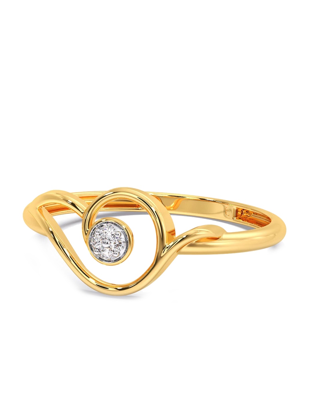 CANDERE A KALYAN JEWELLERS COMPANY Diamondlites 14KT Gold Diamond Studded Ring-0.84gm
CANDERE A KALYAN JEWELLERS COMPANY Diamondlites 14KT Gold Diamond Studded Ring-0.84gm