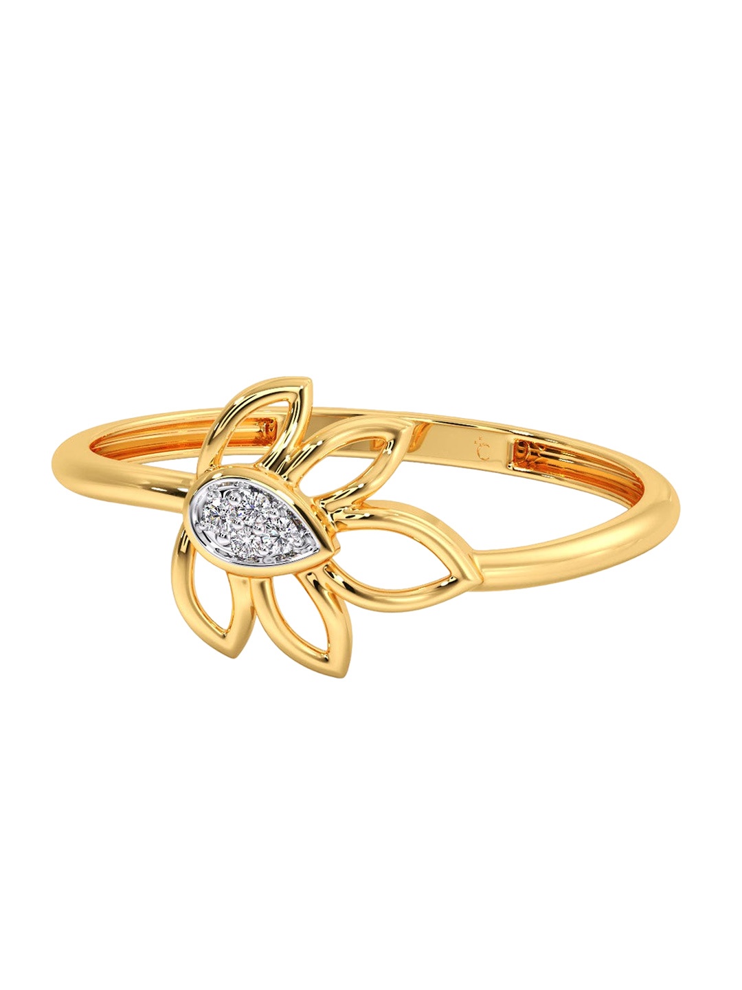 CANDERE A KALYAN JEWELLERS COMPANY Diamondlites 18K Gold Finger Ring With Diamonds-0.87gm
CANDERE A KALYAN JEWELLERS COMPANY Diamondlites 18K Gold Finger Ring With Diamonds-0.87gm
