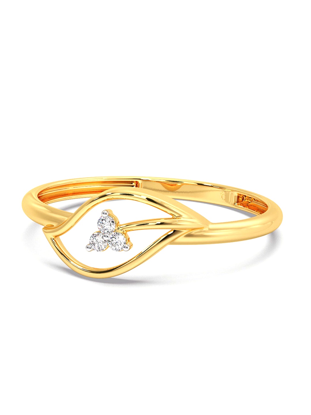 CANDERE A KALYAN JEWELLERS COMPANY Diamondlites 18KT Gold Diamond Studded Ring- 0.96 g
CANDERE A KALYAN JEWELLERS COMPANY Diamondlites 18KT Gold Diamond Studded Ring- 0.96 g