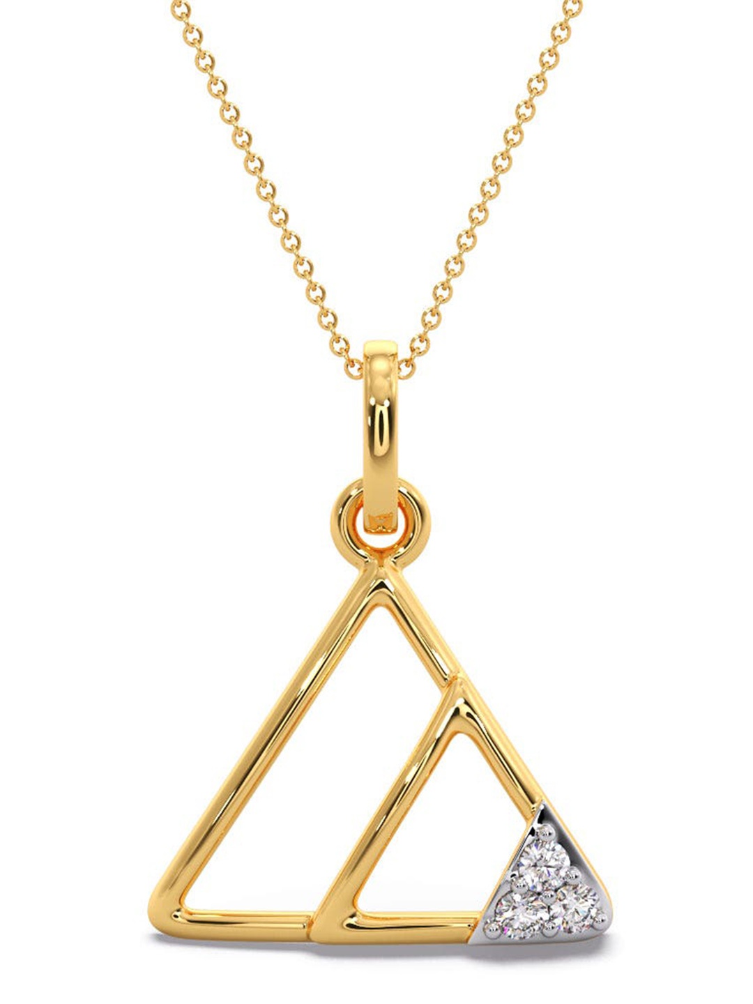 CANDERE A KALYAN JEWELLERS COMPANY Diamondlites 14KT Gold Diamond Studded Pendant-0.44gm
CANDERE A KALYAN JEWELLERS COMPANY Diamondlites 14KT Gold Diamond Studded Pendant-0.44gm