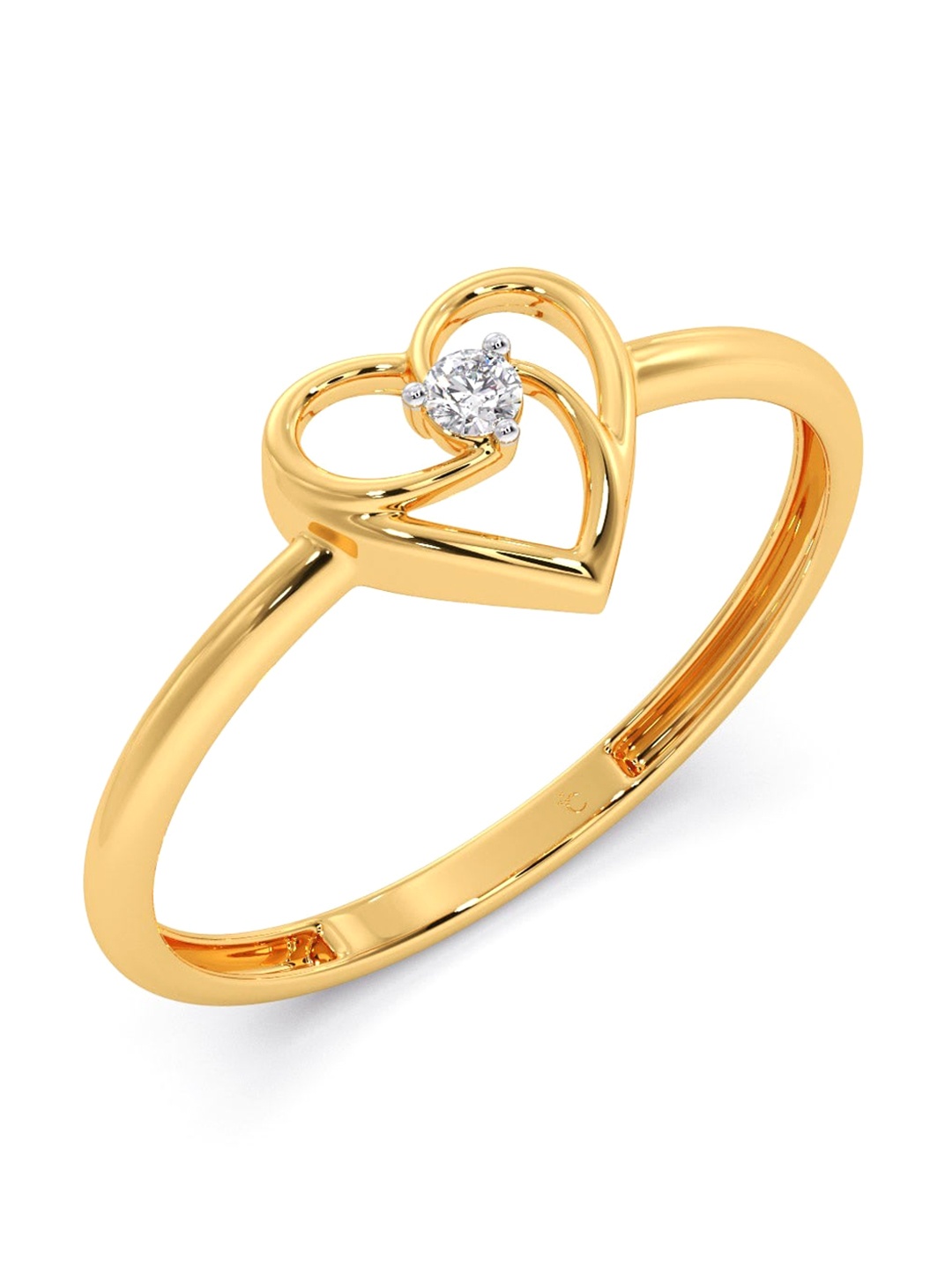 CANDERE A KALYAN JEWELLERS COMPANY Diamondlites 14KT Gold Diamond Finger Ring-0.85 g
CANDERE A KALYAN JEWELLERS COMPANY Diamondlites 14KT Gold Diamond Finger Ring-0.85 g