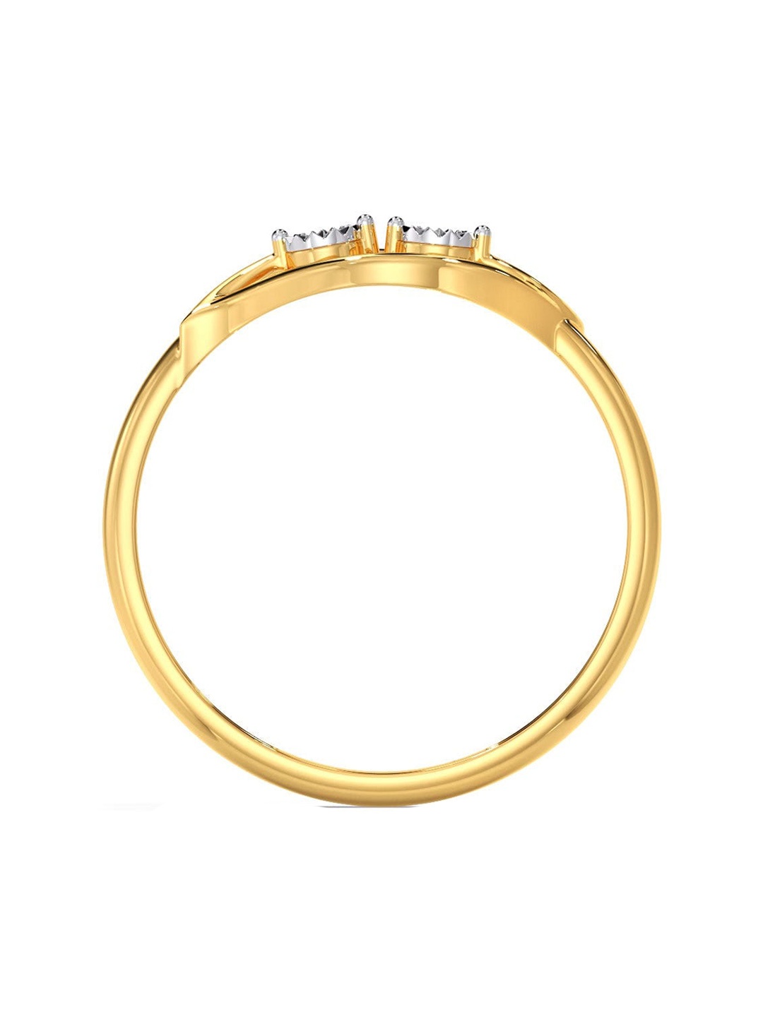 CANDERE A KALYAN JEWELLERS COMPANY Diamondlites 18KT Gold Diamond Studded Ring-0.78gm
CANDERE A KALYAN JEWELLERS COMPANY Diamondlites 18KT Gold Diamond Studded Ring-0.78gm