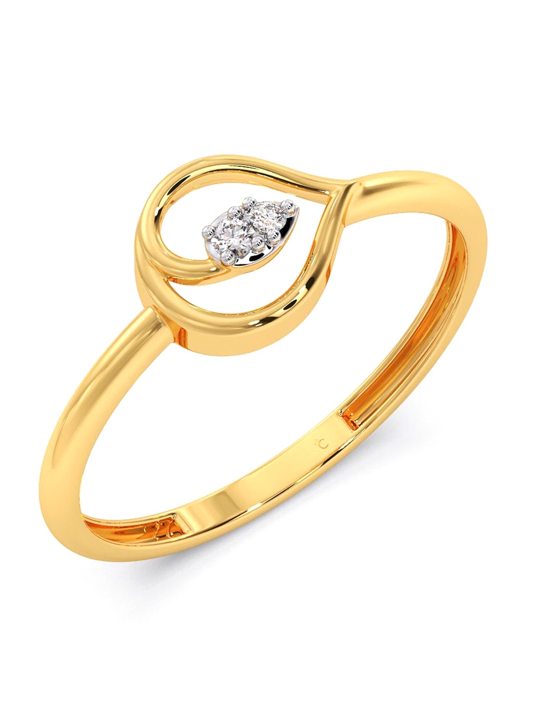 CANDERE A KALYAN JEWELLERS COMPANY Diamondlites 14KT Gold Diamond Finger Ring-1.05gm
CANDERE A KALYAN JEWELLERS COMPANY Diamondlites 14KT Gold Diamond Finger Ring-1.05gm