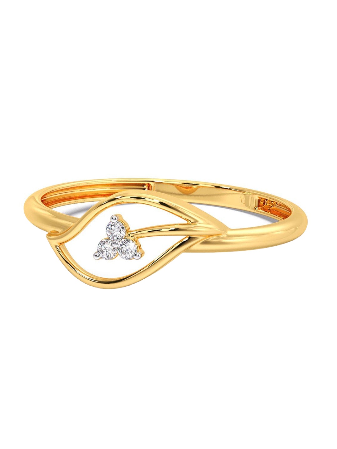 CANDERE A KALYAN JEWELLERS COMPANY Diamondlites 14KT Gold Diamond Studded Ring-0.78gm
CANDERE A KALYAN JEWELLERS COMPANY Diamondlites 14KT Gold Diamond Studded Ring-0.78gm