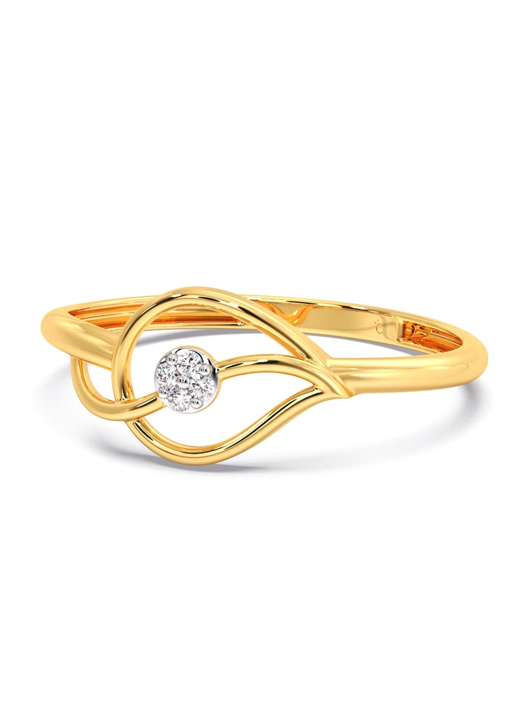 CANDERE A KALYAN JEWELLERS COMPANY Diamondlites 18KT Gold Diamond Studded Ring-0.84gm
CANDERE A KALYAN JEWELLERS COMPANY Diamondlites 18KT Gold Diamond Studded Ring-0.84gm