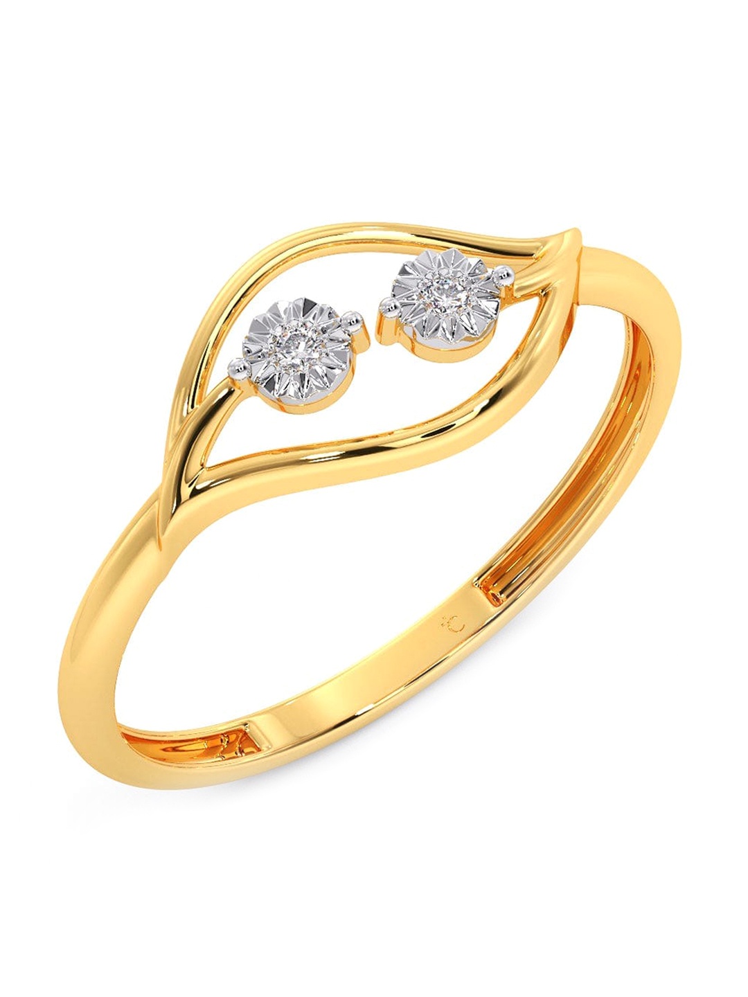 CANDERE A KALYAN JEWELLERS COMPANY Diamondlites 14KT Gold Diamond Studded Ring- 0.87 g
CANDERE A KALYAN JEWELLERS COMPANY Diamondlites 14KT Gold Diamond Studded Ring- 0.87 g