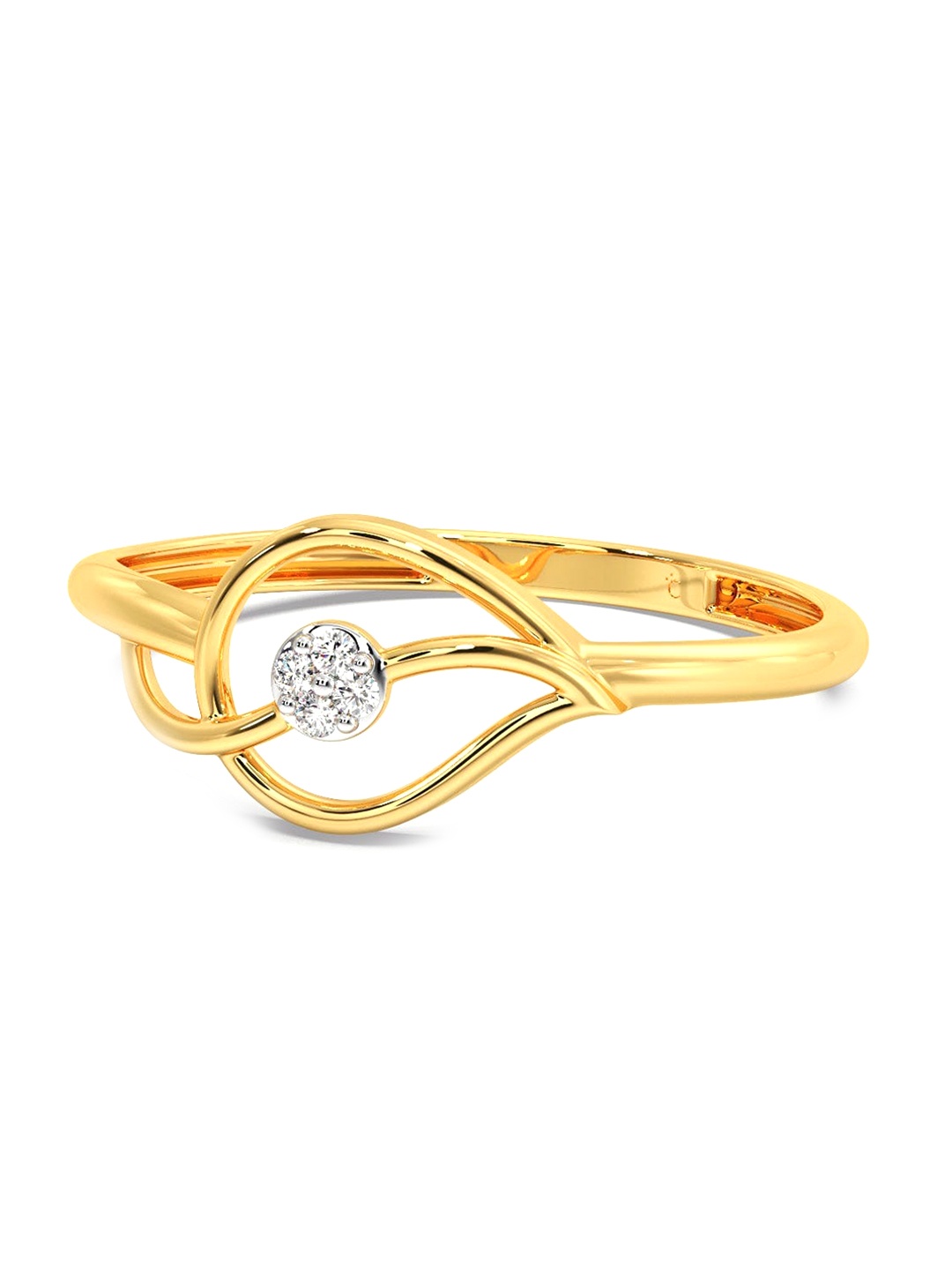 CANDERE A KALYAN JEWELLERS COMPANY Diamondlites 14KT Gold Diamond Finger Ring-0.74gm
CANDERE A KALYAN JEWELLERS COMPANY Diamondlites 14KT Gold Diamond Finger Ring-0.74gm