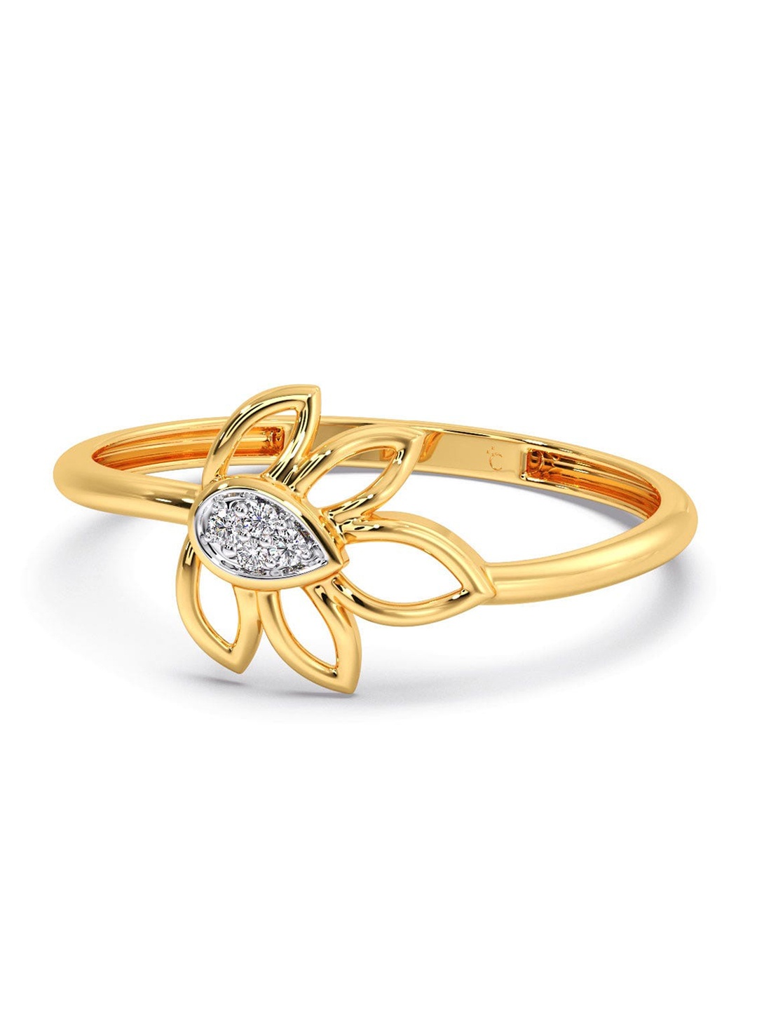 CANDERE A KALYAN JEWELLERS COMPANY Diamondlites 14KT Gold Diamond Finger Ring-0.76 g
CANDERE A KALYAN JEWELLERS COMPANY Diamondlites 14KT Gold Diamond Finger Ring-0.76 g