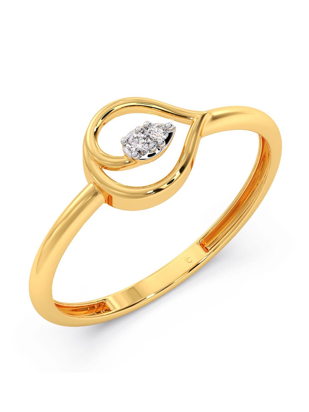 CANDERE A KALYAN JEWELLERS COMPANY Diamondlites 14KT Gold Diamond Studded Ring-0.76 g
CANDERE A KALYAN JEWELLERS COMPANY Diamondlites 14KT Gold Diamond Studded Ring-0.76 g
