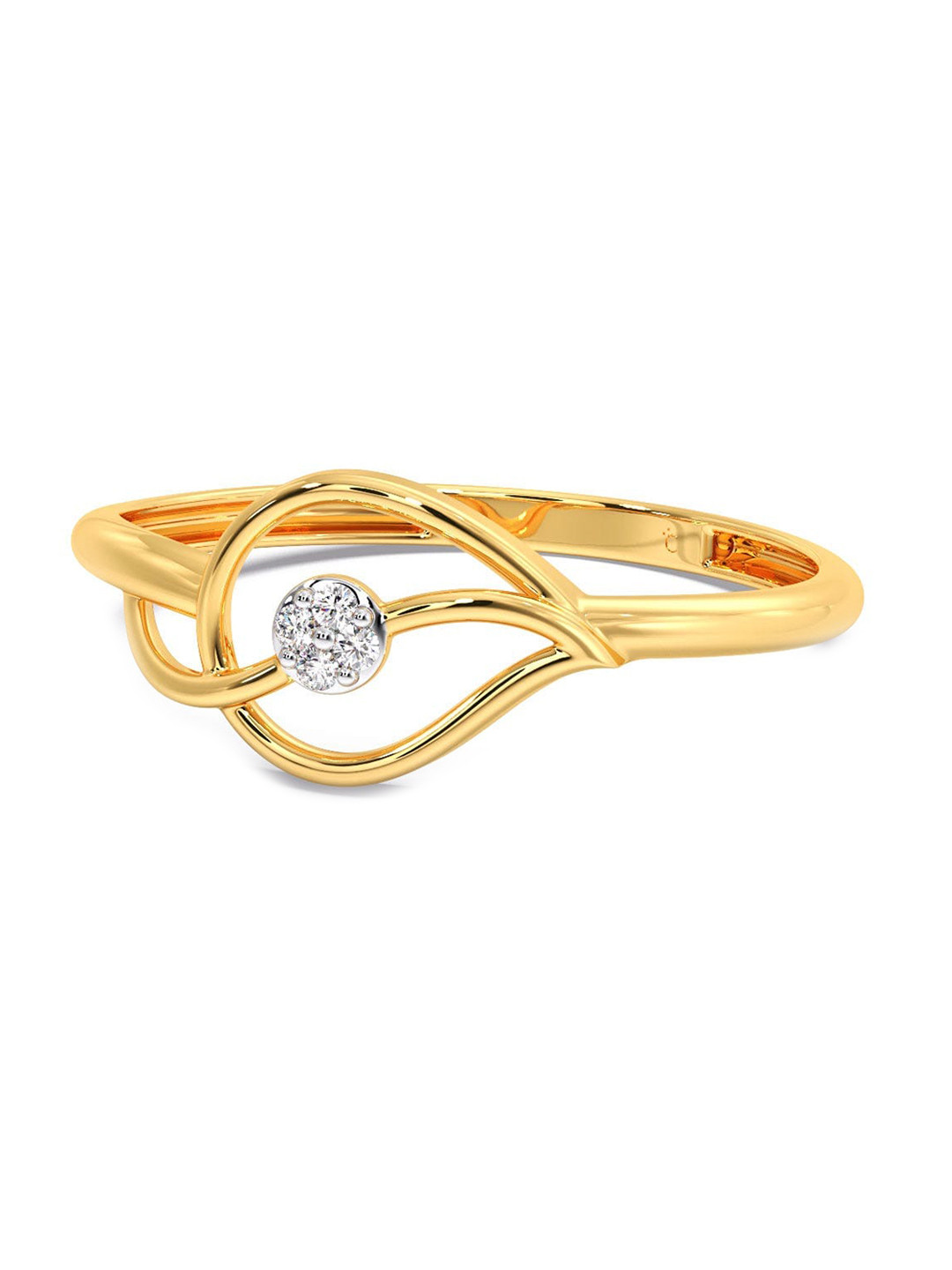 CANDERE A KALYAN JEWELLERS COMPANY Diamondlites 18KT Gold Diamond Finger Ring-0.93gm
CANDERE A KALYAN JEWELLERS COMPANY Diamondlites 18KT Gold Diamond Finger Ring-0.93gm