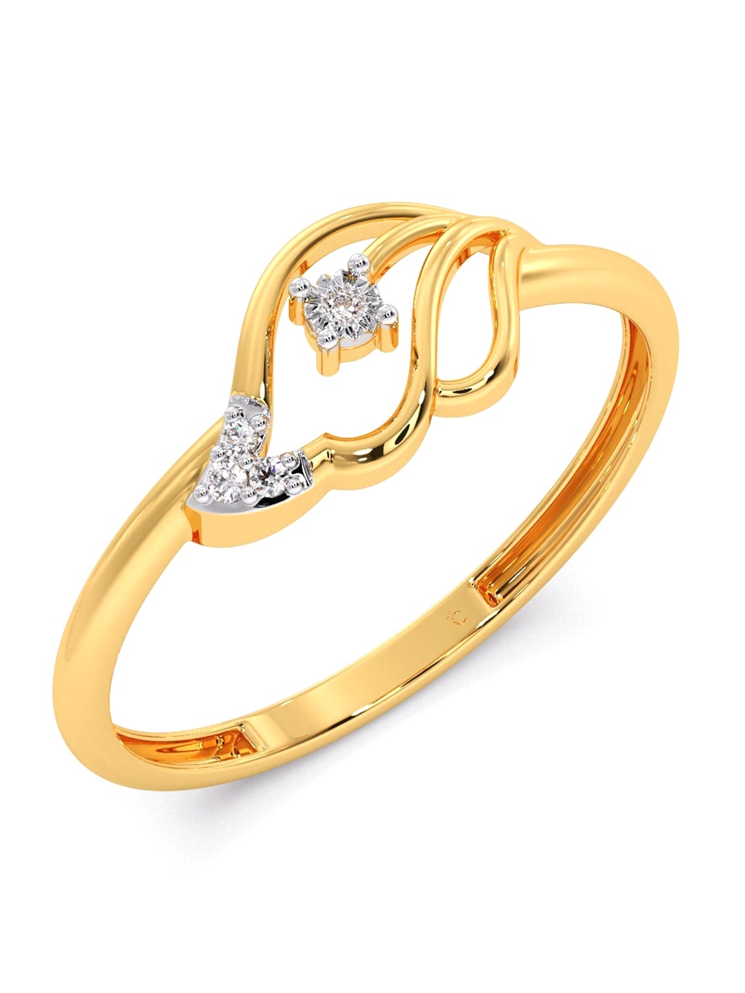 CANDERE A KALYAN JEWELLERS COMPANY Diamondlites 18KT Gold Diamond Studded Ring-0.96gm
CANDERE A KALYAN JEWELLERS COMPANY Diamondlites 18KT Gold Diamond Studded Ring-0.96gm
