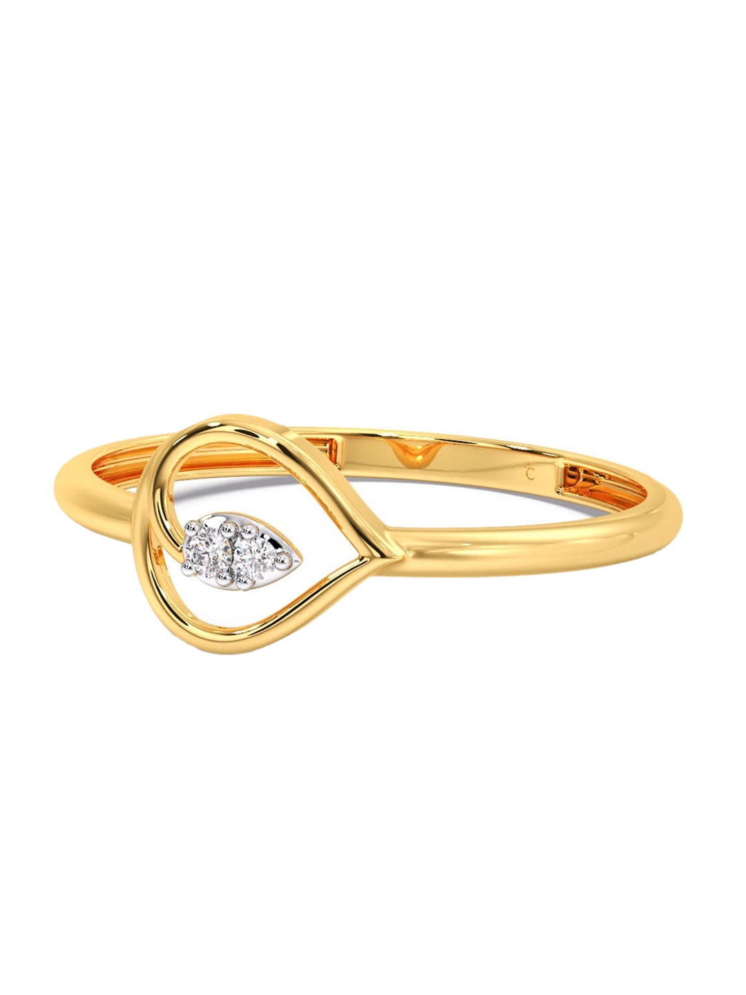 CANDERE A KALYAN JEWELLERS COMPANY Diamondlites 14KT Gold Diamond Studded Ring-0.74 g
CANDERE A KALYAN JEWELLERS COMPANY Diamondlites 14KT Gold Diamond Studded Ring-0.74 g