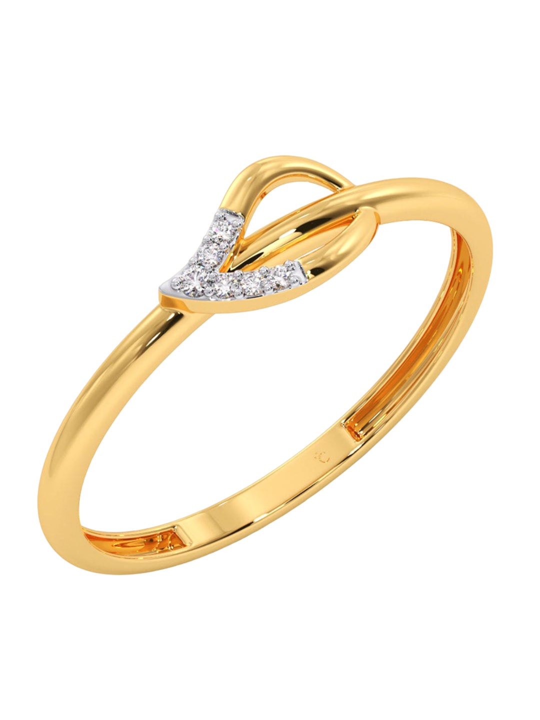 CANDERE A KALYAN JEWELLERS COMPANY Diamondlites 18KT Gold Diamond Finger Ring-0.96gm
CANDERE A KALYAN JEWELLERS COMPANY Diamondlites 18KT Gold Diamond Finger Ring-0.96gm