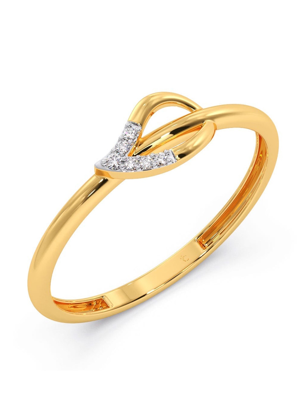 CANDERE A KALYAN JEWELLERS COMPANY Diamondlites 18KT Gold Diamond Finger Ring-0.98gm
CANDERE A KALYAN JEWELLERS COMPANY Diamondlites 18KT Gold Diamond Finger Ring-0.98gm