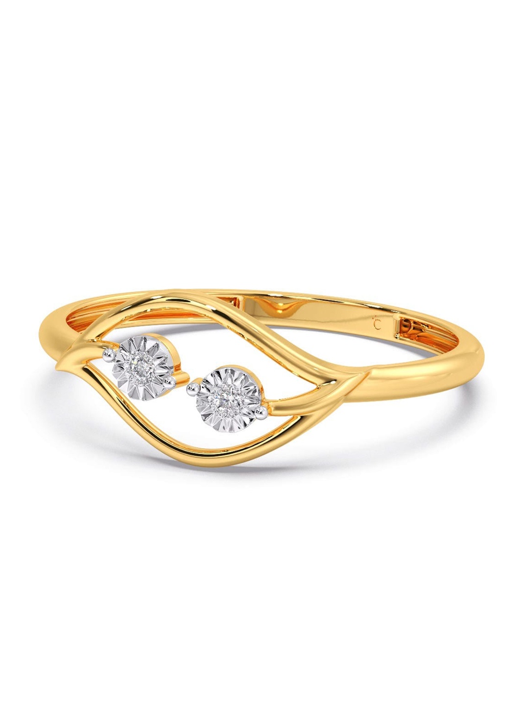 CANDERE A KALYAN JEWELLERS COMPANY Diamondlites 14KT Gold Diamond Finger Ring-0.94 g
CANDERE A KALYAN JEWELLERS COMPANY Diamondlites 14KT Gold Diamond Finger Ring-0.94 g