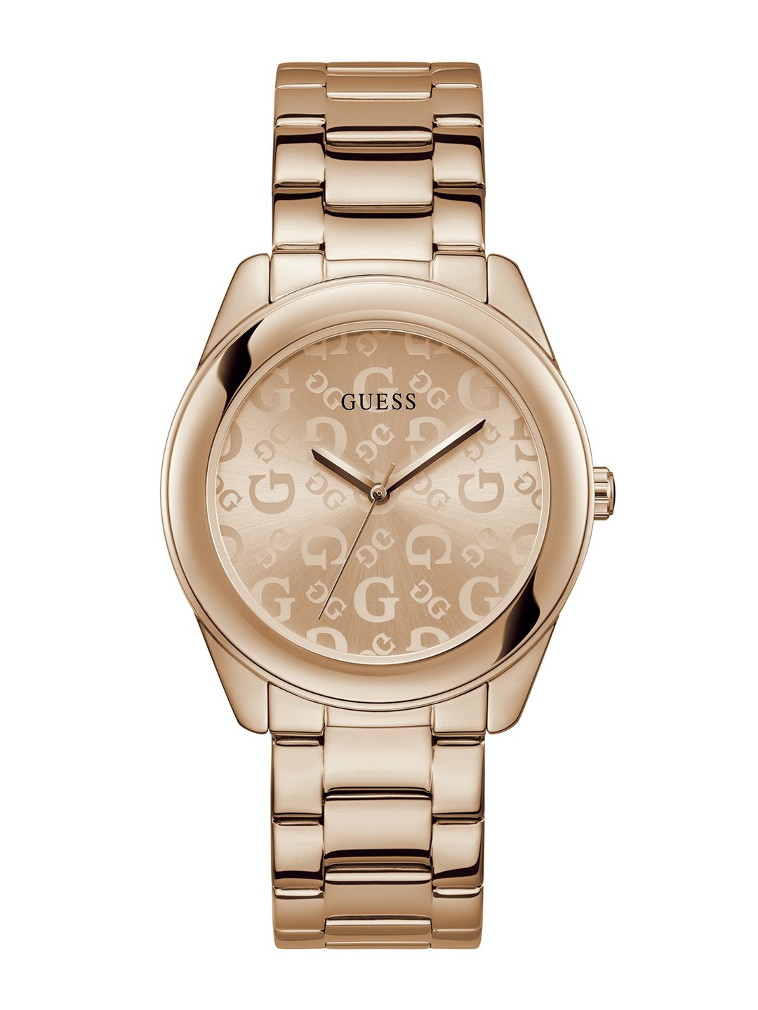 GUESS Women Stainless Steel Bracelet Style Straps Analogue Watch - U1358L3M, Rose gold
GUESS Women Stainless Steel Bracelet Style Straps Analogue Watch - U1358L3M, Rose gold