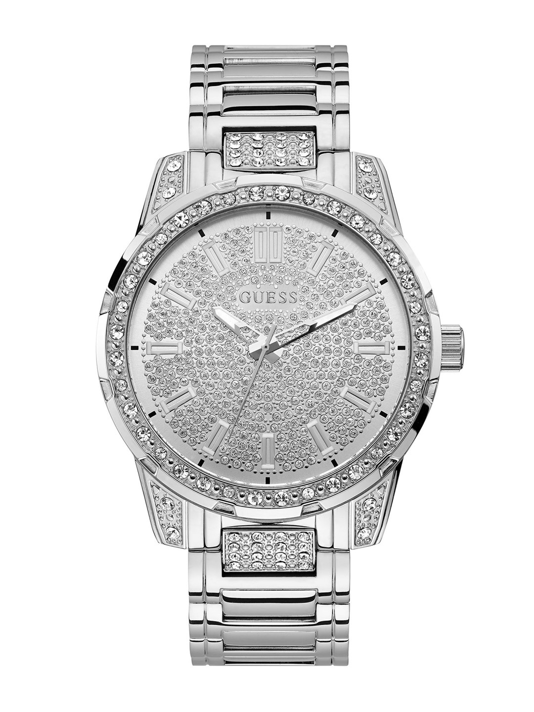 GUESS Men Stainless Steel Bracelet Style Strap Digital Watch U1339G1M, Silver
GUESS Men Stainless Steel Bracelet Style Strap Digital Watch U1339G1M, Silver
