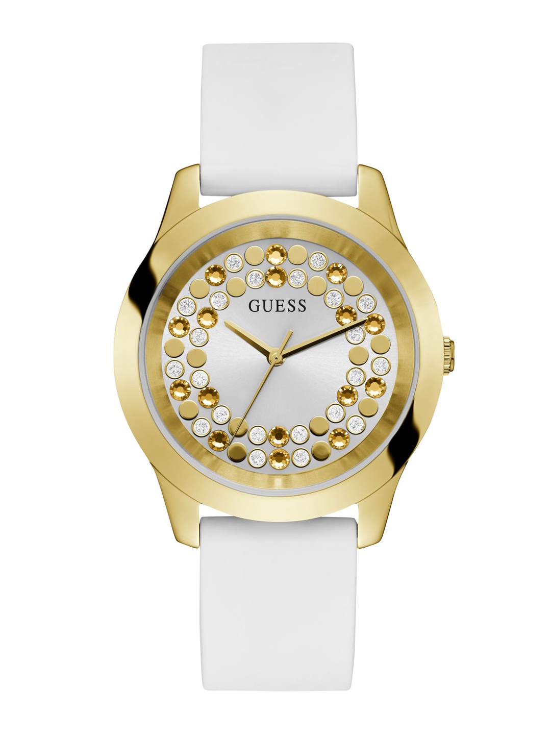 GUESS Women Dial & Straps Stainless Steel Reset Time Analogue Watch U1357L2M, Silver
GUESS Women Dial & Straps Stainless Steel Reset Time Analogue Watch U1357L2M, Silver