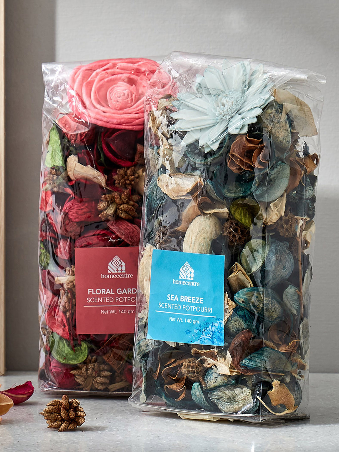 Home Centre Blossom Pink & Blue 2 Pieces Floral Garden & Sea Breeze Scented Potpourri
Home Centre Blossom Pink & Blue 2 Pieces Floral Garden & Sea Breeze Scented Potpourri