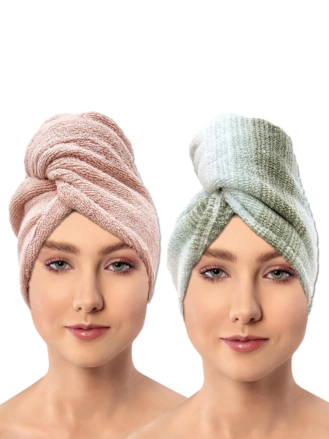 AVI Living Pink & Green 2 Pieces Self-Designed 600 GSM Pure Cotton Hair Wrap Bath Towel
AVI Living Pink & Green 2 Pieces Self-Designed 600 GSM Pure Cotton Hair Wrap Bath Towel