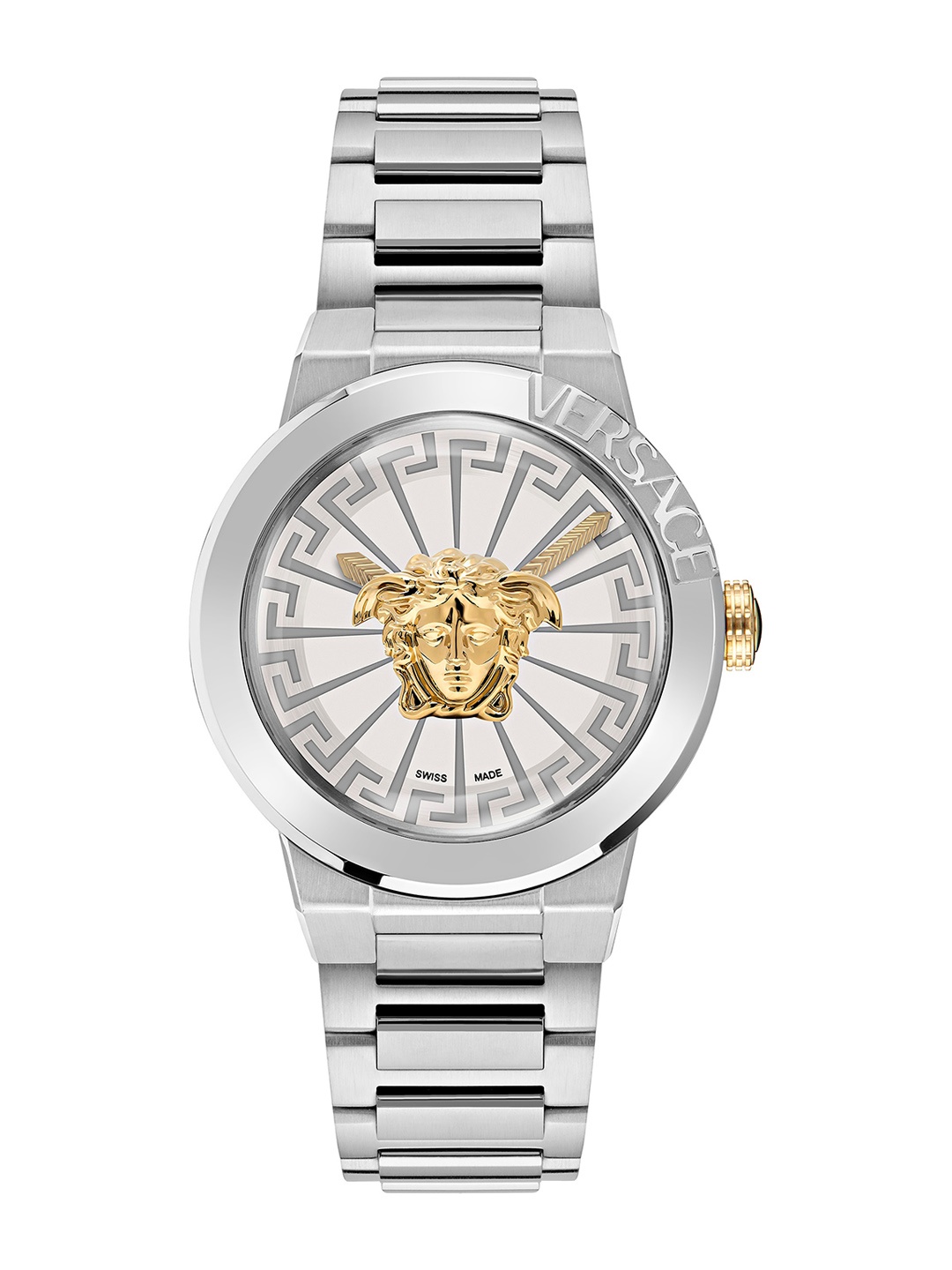 Versace Women Stainless Steel Bracelet Style Straps Analogue Watch VE3F00322, White
Versace Women Stainless Steel Bracelet Style Straps Analogue Watch VE3F00322, White