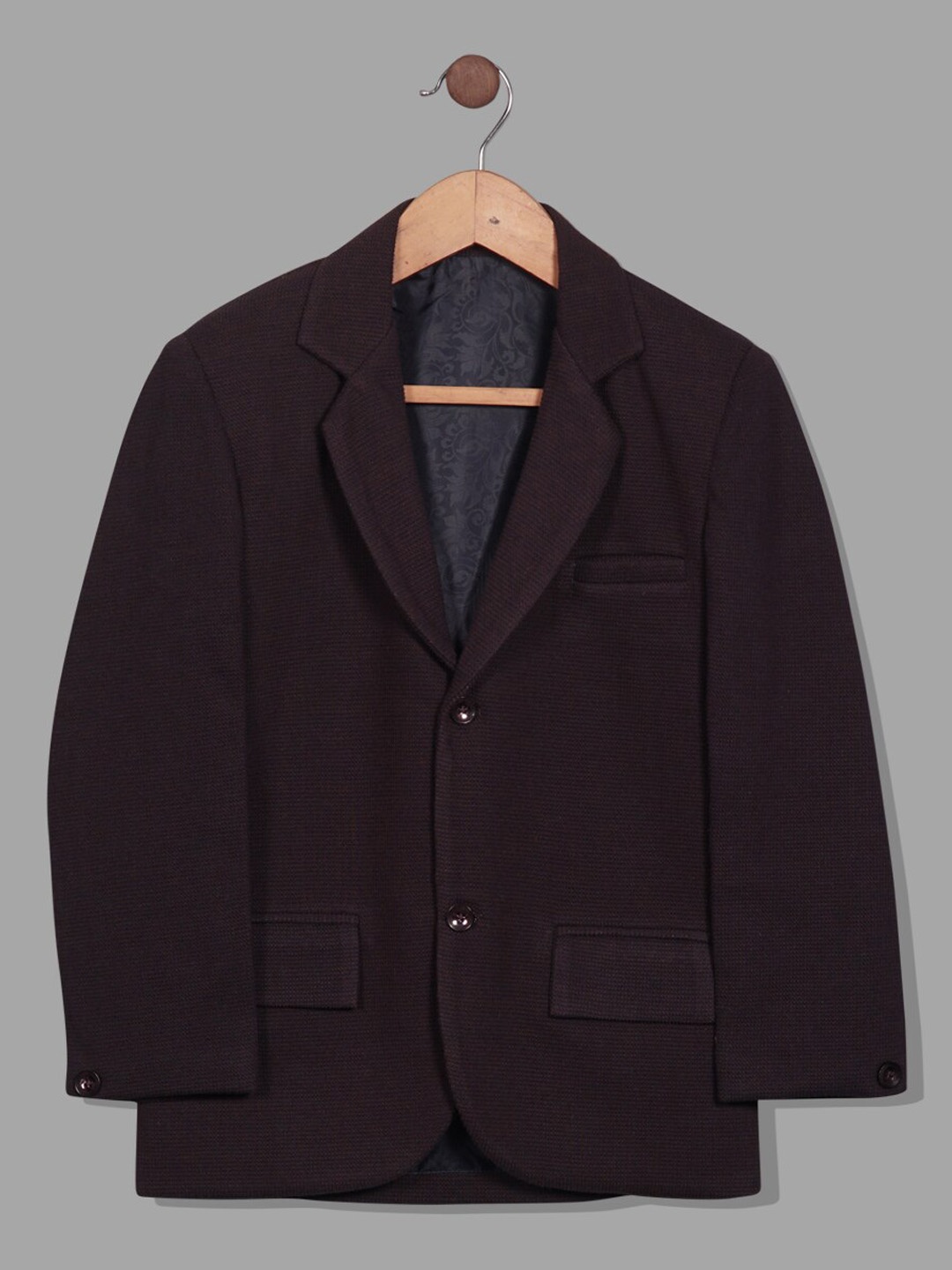 RIKIDOOS Boys Notched Lapel Collar Single Breasted Cotton Tailored-Fit Blazer, Purple
RIKIDOOS Boys Notched Lapel Collar Single Breasted Cotton Tailored-Fit Blazer, Purple