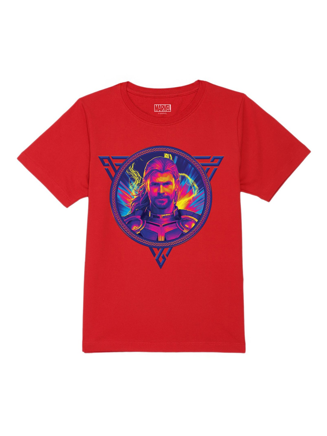 Wear Your Mind Boys Thor Printed Round Neck Short Sleeves Cotton Regular T-shirt, Red
Wear Your Mind Boys Thor Printed Round Neck Short Sleeves Cotton Regular T-shirt, Red