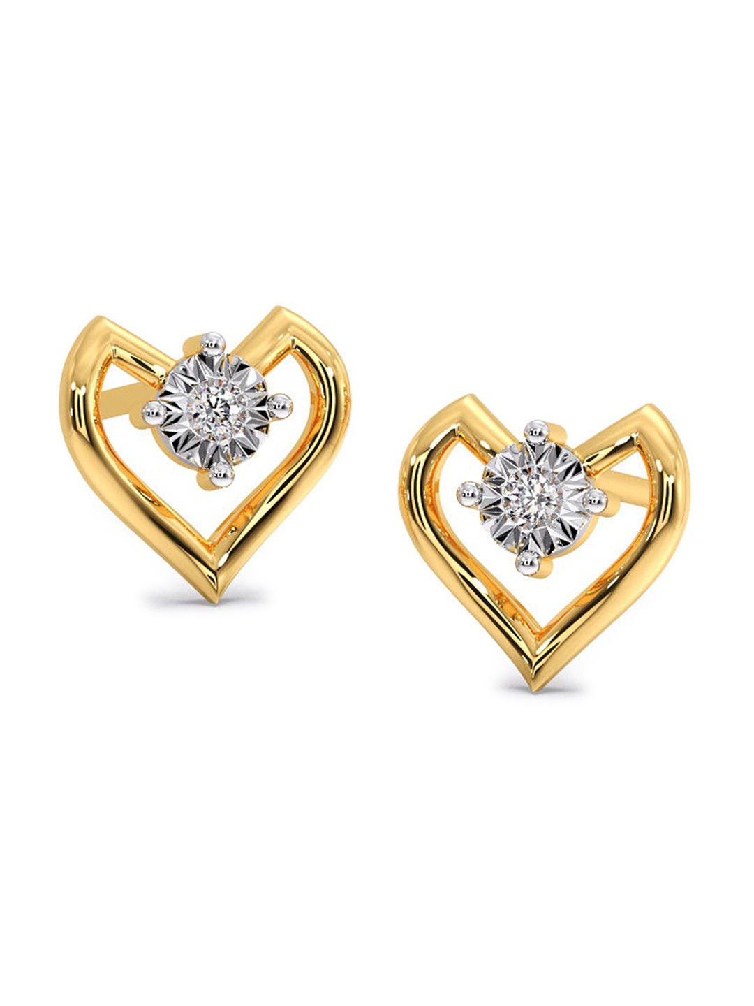 CANDERE A KALYAN JEWELLERS COMPANY 14KT Gold Diamond Studded Stud Earrings-0.59 g
CANDERE A KALYAN JEWELLERS COMPANY 14KT Gold Diamond Studded Stud Earrings-0.59 g