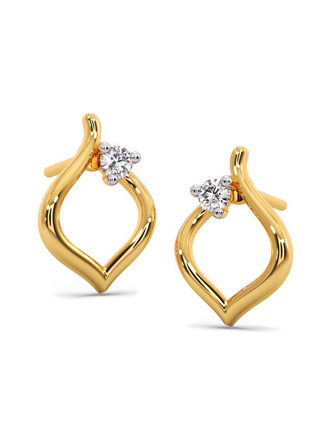 CANDERE A KALYAN JEWELLERS COMPANY 18KT Gold Diamond Studded Stud Earrings-0.61gm
CANDERE A KALYAN JEWELLERS COMPANY 18KT Gold Diamond Studded Stud Earrings-0.61gm