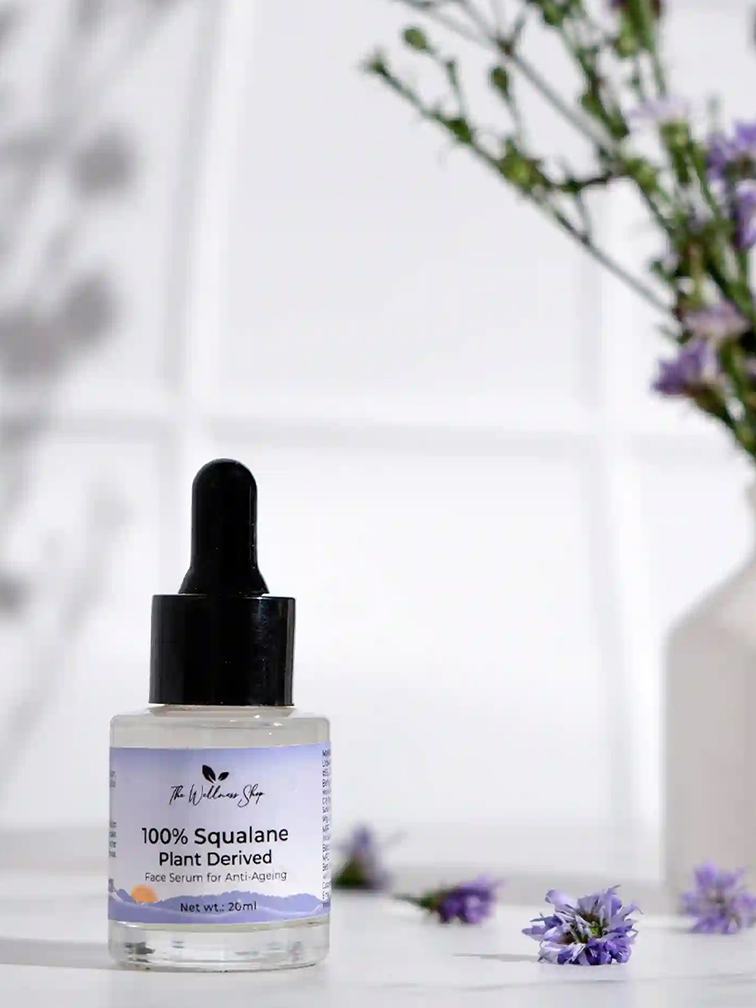The Wellness Shop 100% Squalane Plant Derived Face Serum For Anti Aging - 20ml, Purple
The Wellness Shop 100% Squalane Plant Derived Face Serum For Anti Aging - 20ml, Purple