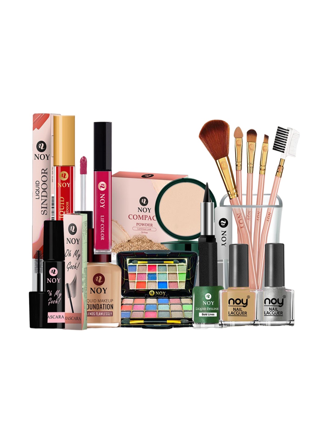 NOY Bliss Makeup Combo - Your Perfect Match For Flawless Looks - Combo No. 1225, Multi
NOY Bliss Makeup Combo - Your Perfect Match For Flawless Looks - Combo No. 1225, Multi