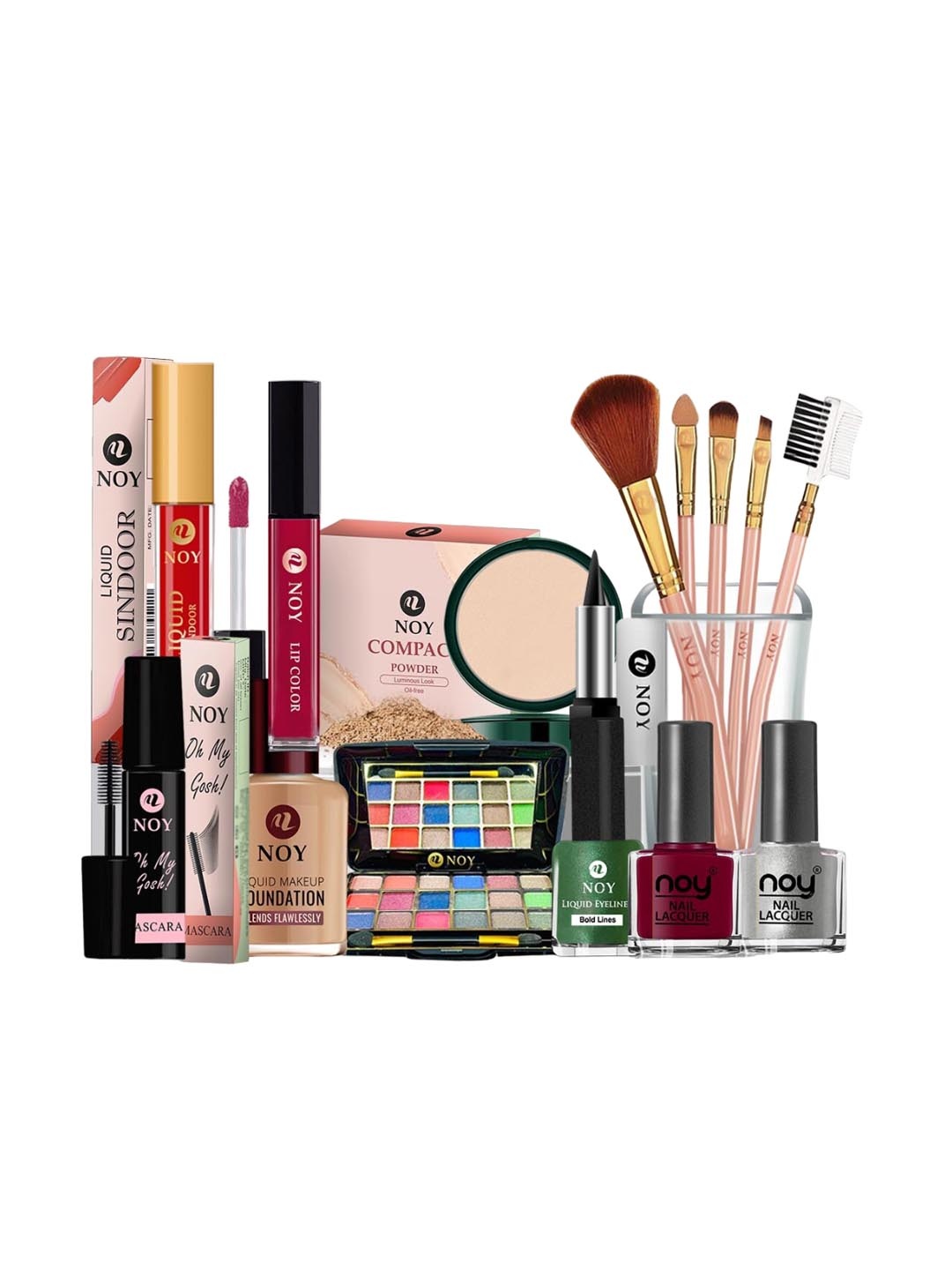 NOY Prodigy Makeup Combo - Expertly Crafted Combo For Beauty Perfection - Combo No 1540, Multi
NOY Prodigy Makeup Combo - Expertly Crafted Combo For Beauty Perfection - Combo No 1540, Multi