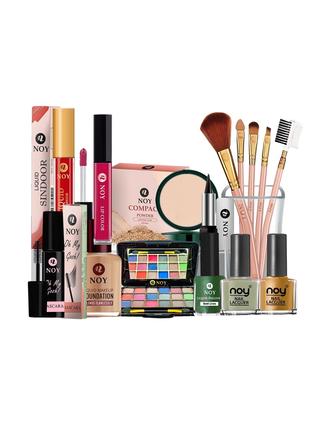 NOY Essentials Makeup Combo - Your Must-Have Pair For Gorgeous Results - Combo No 1577, Multi
NOY Essentials Makeup Combo - Your Must-Have Pair For Gorgeous Results - Combo No 1577, Multi
