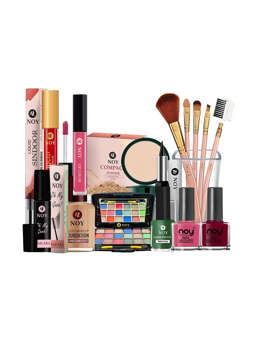NOY Serenade Makeup Combo - Melodic Beauty Achieved In Perfect Pairing - Combo No 1267, Multi
NOY Serenade Makeup Combo - Melodic Beauty Achieved In Perfect Pairing - Combo No 1267, Multi