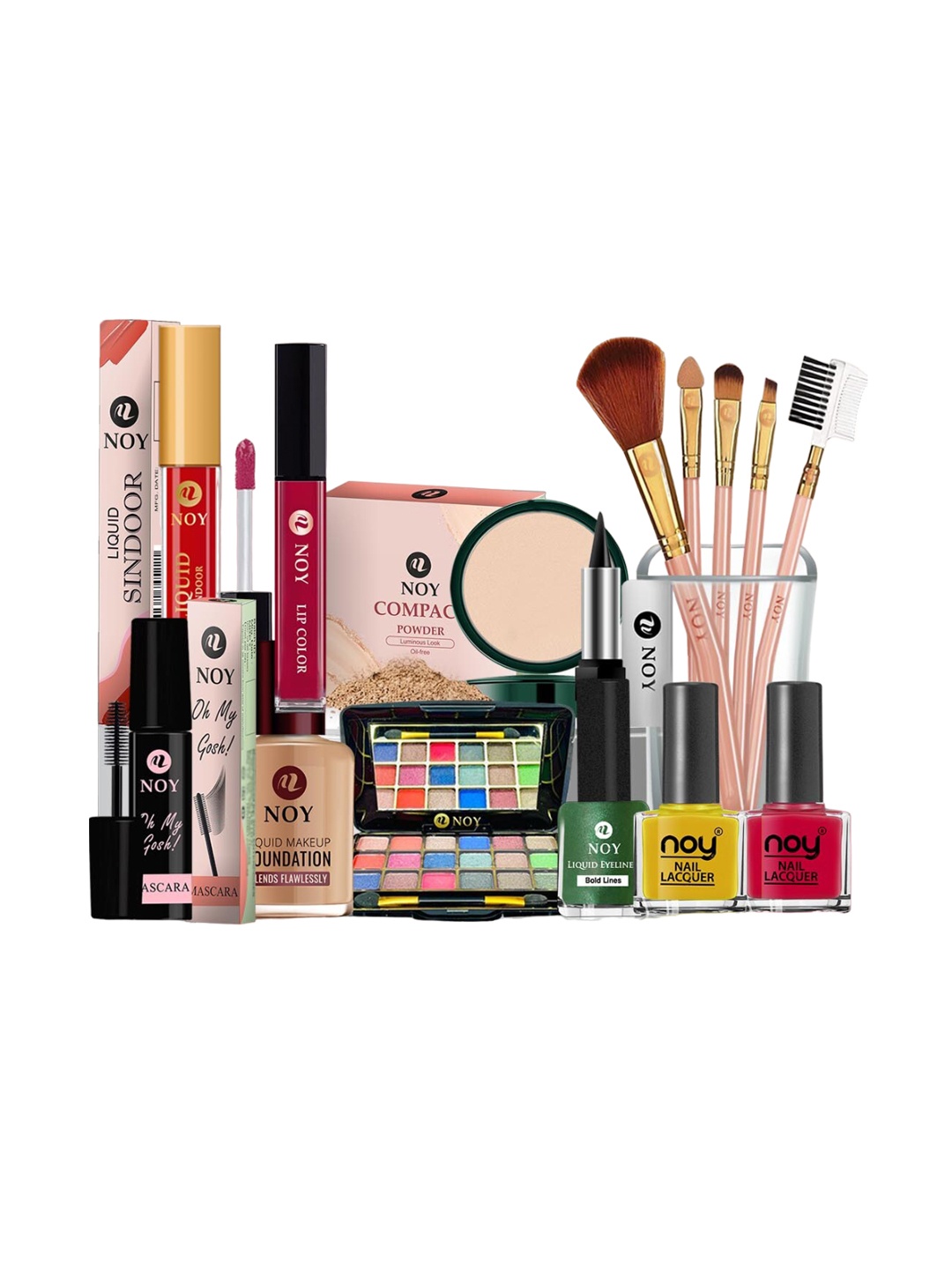 NOY Glamour Makeup Combo - Red Carpet Ready With Glamorous Pairings - Combo No 1321, Multi
NOY Glamour Makeup Combo - Red Carpet Ready With Glamorous Pairings - Combo No 1321, Multi
