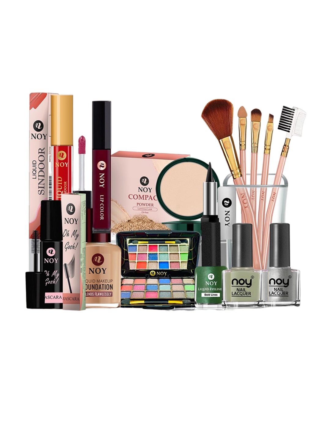 NOY Harmonize 15Pc Makeup Combo-Perfect Symmetry For Harmonious Beauty - Combo No 1584, Maroon
NOY Harmonize 15Pc Makeup Combo-Perfect Symmetry For Harmonious Beauty - Combo No 1584, Maroon