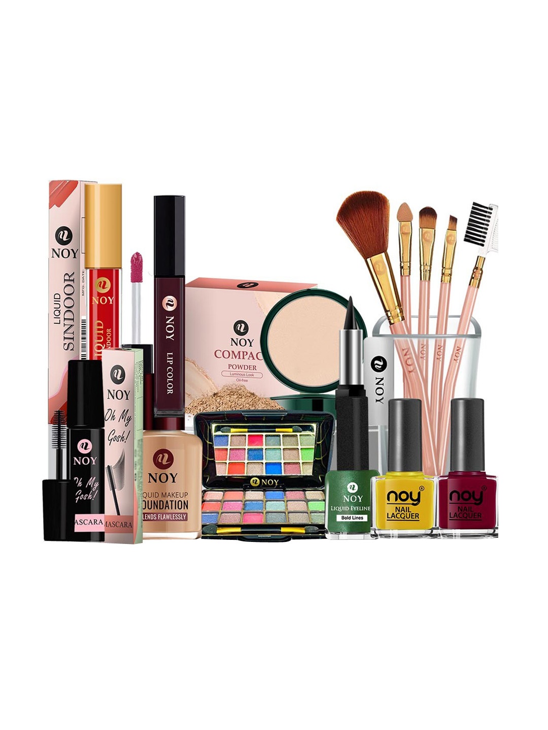 NOY Serenade 15Pc Makeup Combo-Melodic Beauty Achieved In Perfect Pairing - Combo No 1406, Multi
NOY Serenade 15Pc Makeup Combo-Melodic Beauty Achieved In Perfect Pairing - Combo No 1406, Multi