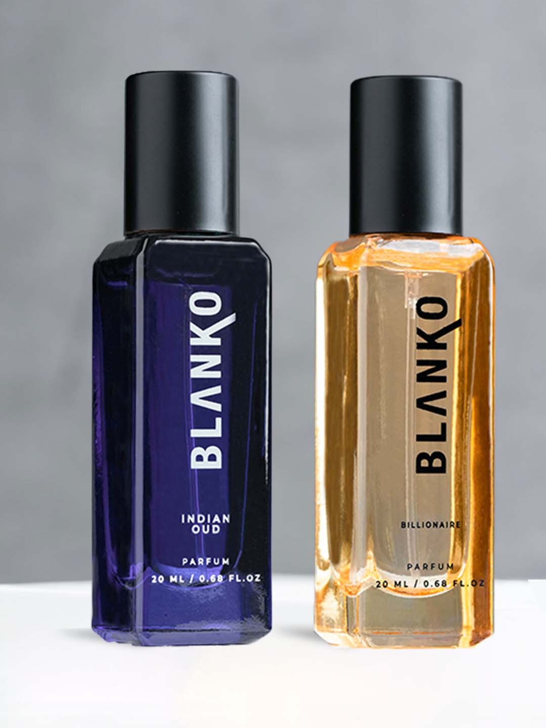 BLANKO Men Set of Billionaire & Indian Oud TLT Long Lasting Parfum - 20 ml each, Blue
BLANKO Men Set of Billionaire & Indian Oud TLT Long Lasting Parfum - 20 ml each, Blue