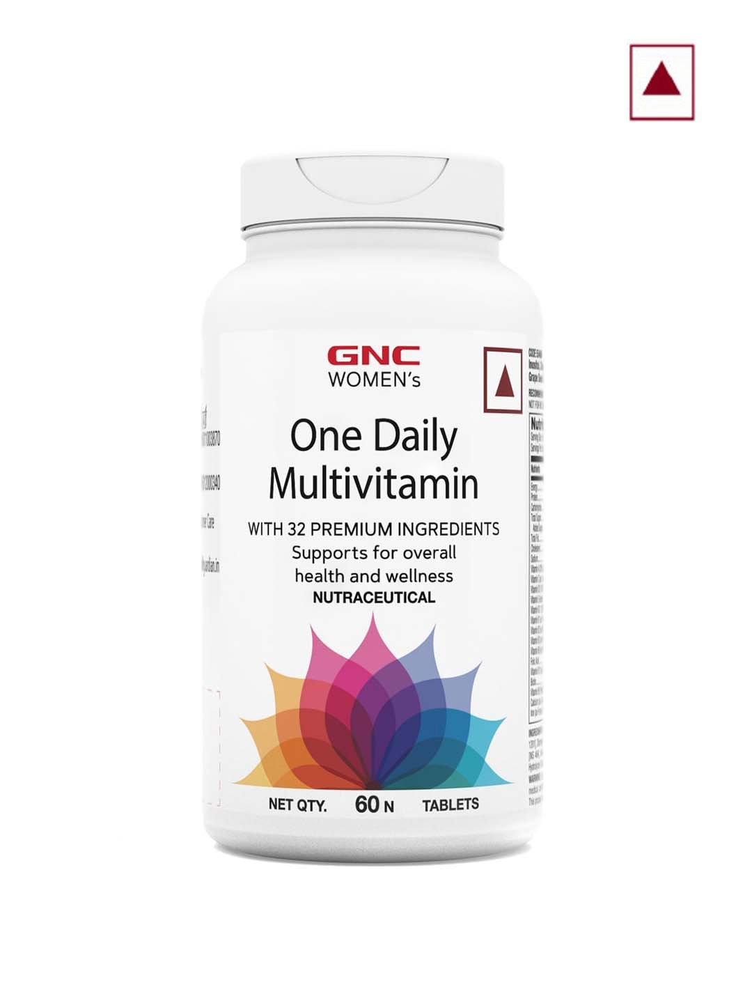 GNC Women's One Daily Multivitamin Tablets For Overall Health & Wellness - 60 Tablets, White
GNC Women's One Daily Multivitamin Tablets For Overall Health & Wellness - 60 Tablets, White