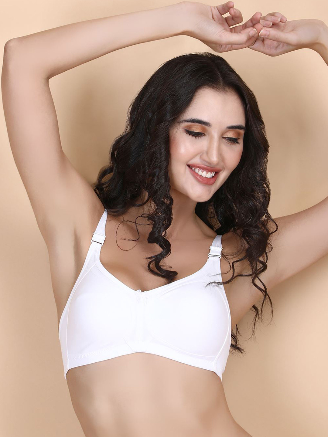 Hill Islands Non Padded Full Coverage All Day Comfort Anti-Odour Cotton Everyday Bra, White
Hill Islands Non Padded Full Coverage All Day Comfort Anti-Odour Cotton Everyday Bra, White