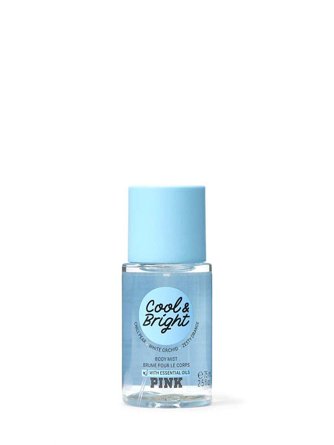 Victoria's Secret Women Cool & Bright Travel Body Mist With Essential Oils - 75ml, Blue
Victoria's Secret Women Cool & Bright Travel Body Mist With Essential Oils - 75ml, Blue
