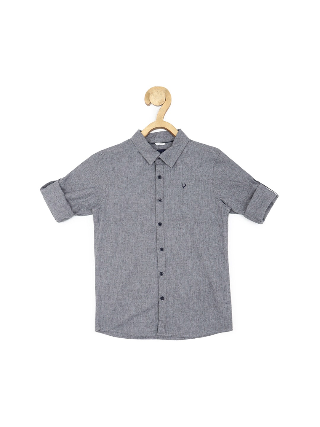 Allen Solly Junior Boys Slim Fit Textured Long sleeves Pure Cotton Casual Shirt, Grey
Allen Solly Junior Boys Slim Fit Textured Long sleeves Pure Cotton Casual Shirt, Grey