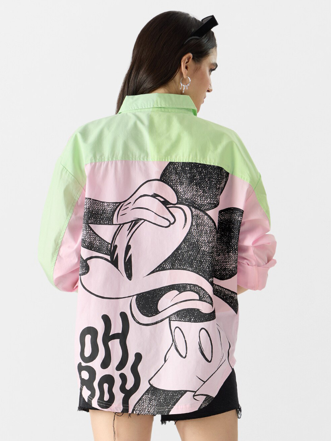 The Souled Store Women Pink Opaque Printed Casual Shirt
The Souled Store Women Pink Opaque Printed Casual Shirt