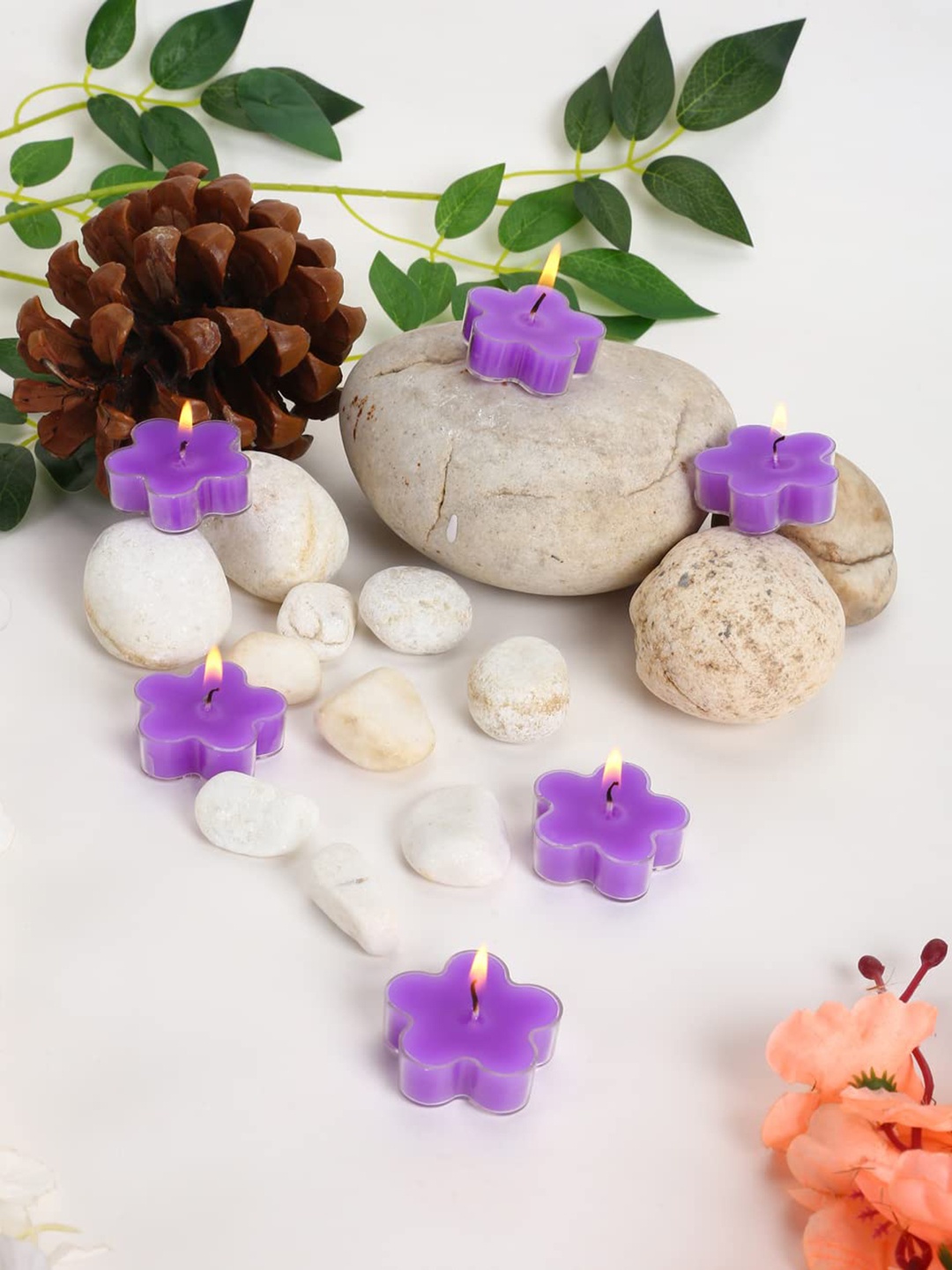 Parkash Candles Purple 6 Pieces Scented Flower Shaped Lavender Scented Tea Light Candles
Parkash Candles Purple 6 Pieces Scented Flower Shaped Lavender Scented Tea Light Candles